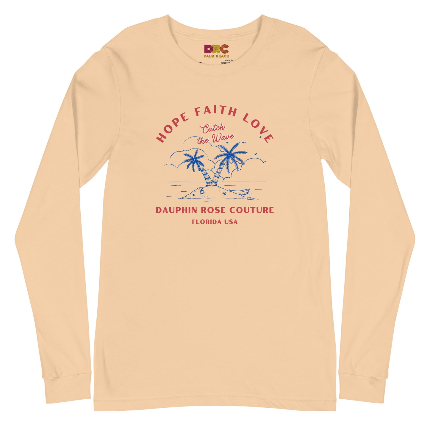 Beach Long Sleeve Tee "STRONG"