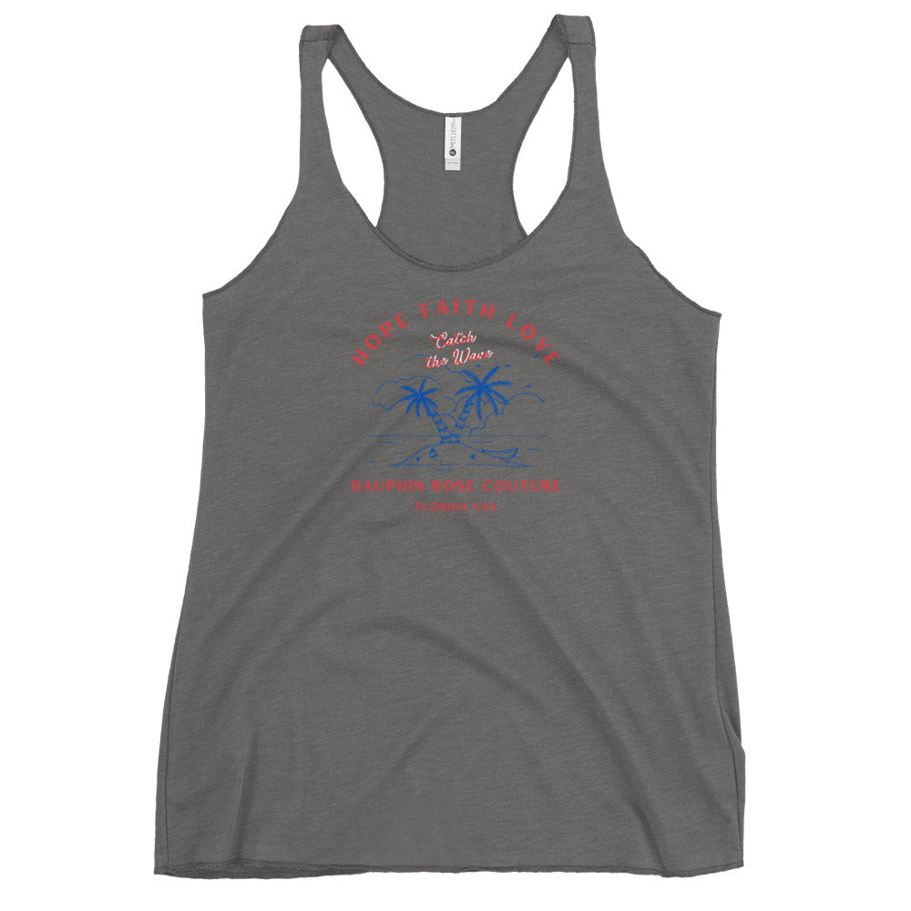 Beach Racerback Tank "STRONG"