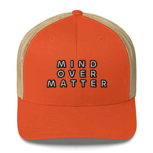 DAUPHIN_ROSE_COUTURE-retro-trucker-hat-rustic-orange-khaki-front-cancer fatigue research