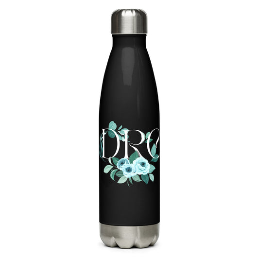 DAUPHIN_ROSE_COUTURE-stainless-steel-water-bottle-black-17oz-right-florida fitness