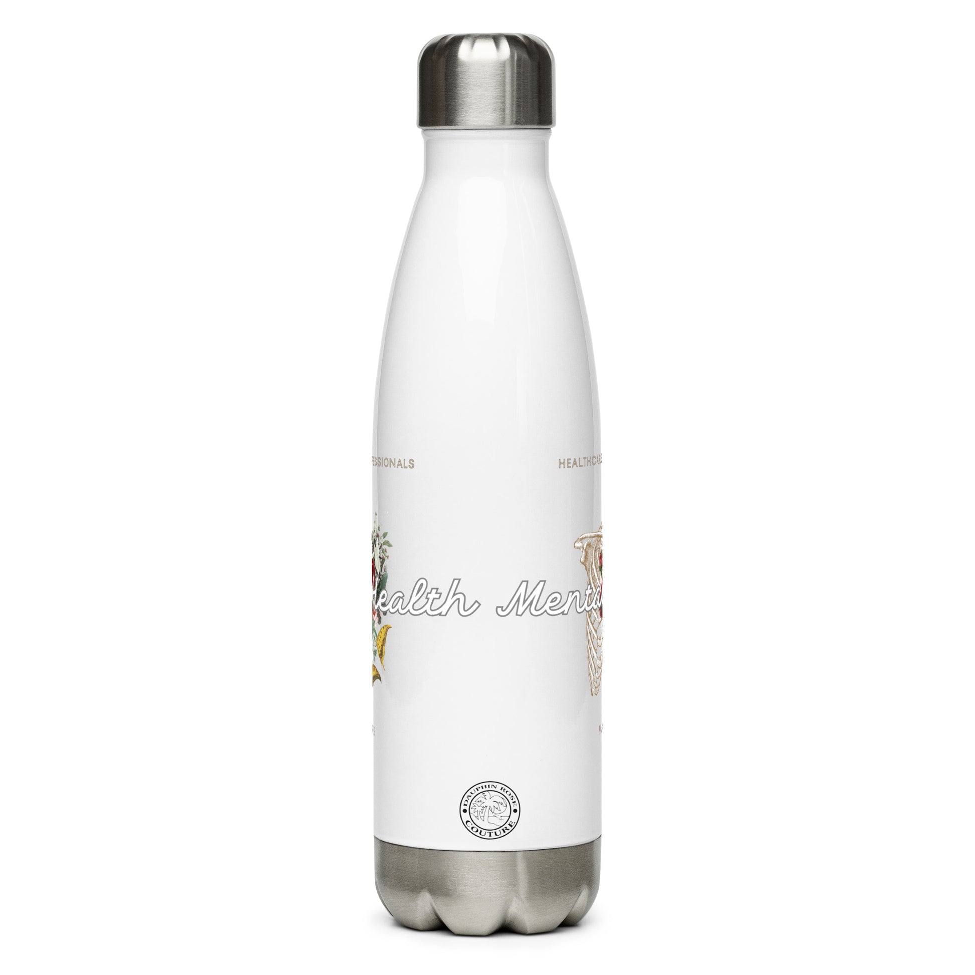 DAUPHIN_ROSE_COUTURE-stainless-steel-water-bottle-white-17oz-front