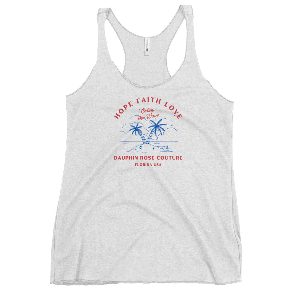 Beach Racerback Tank "STRONG"