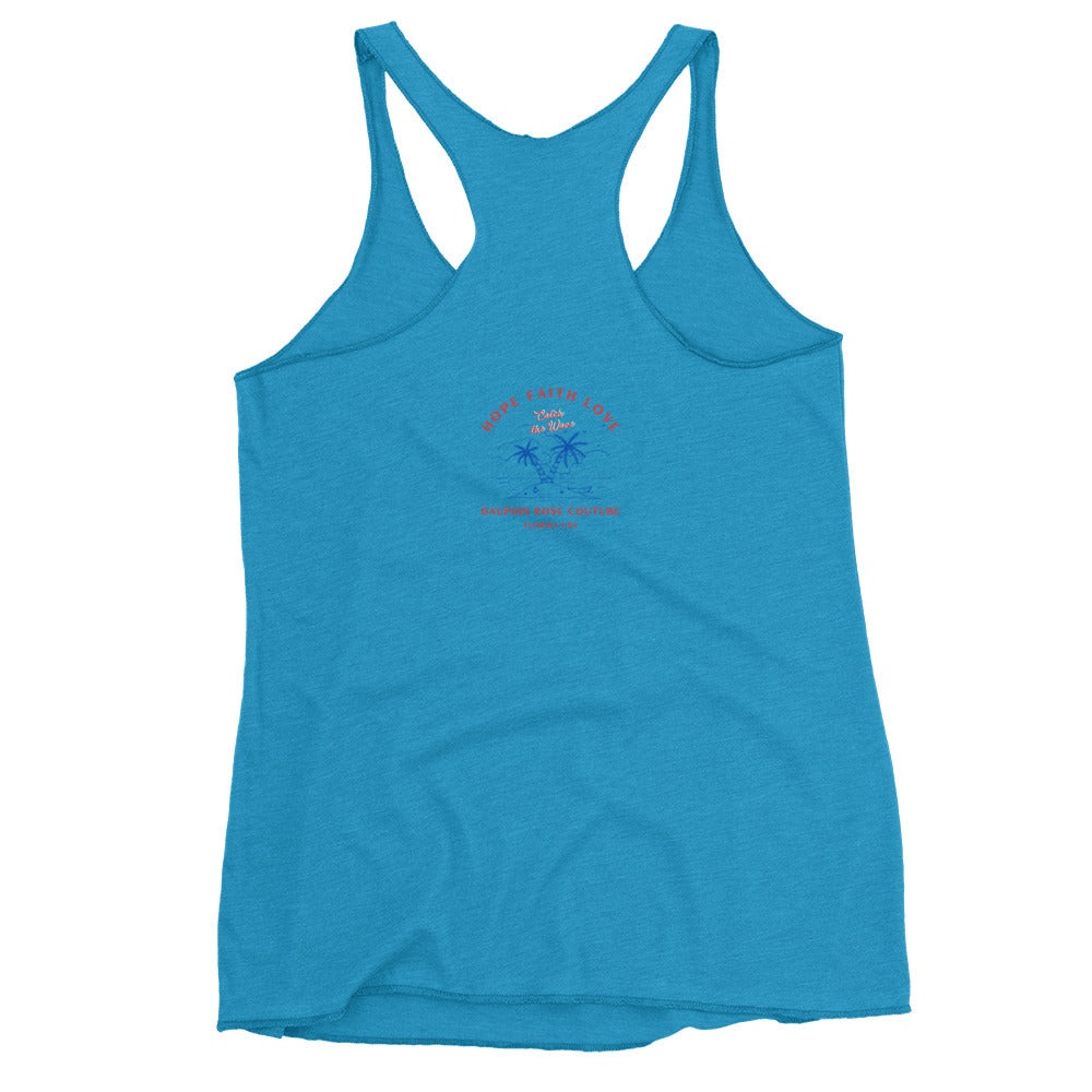 Beach Racerback Tank "STRONG"