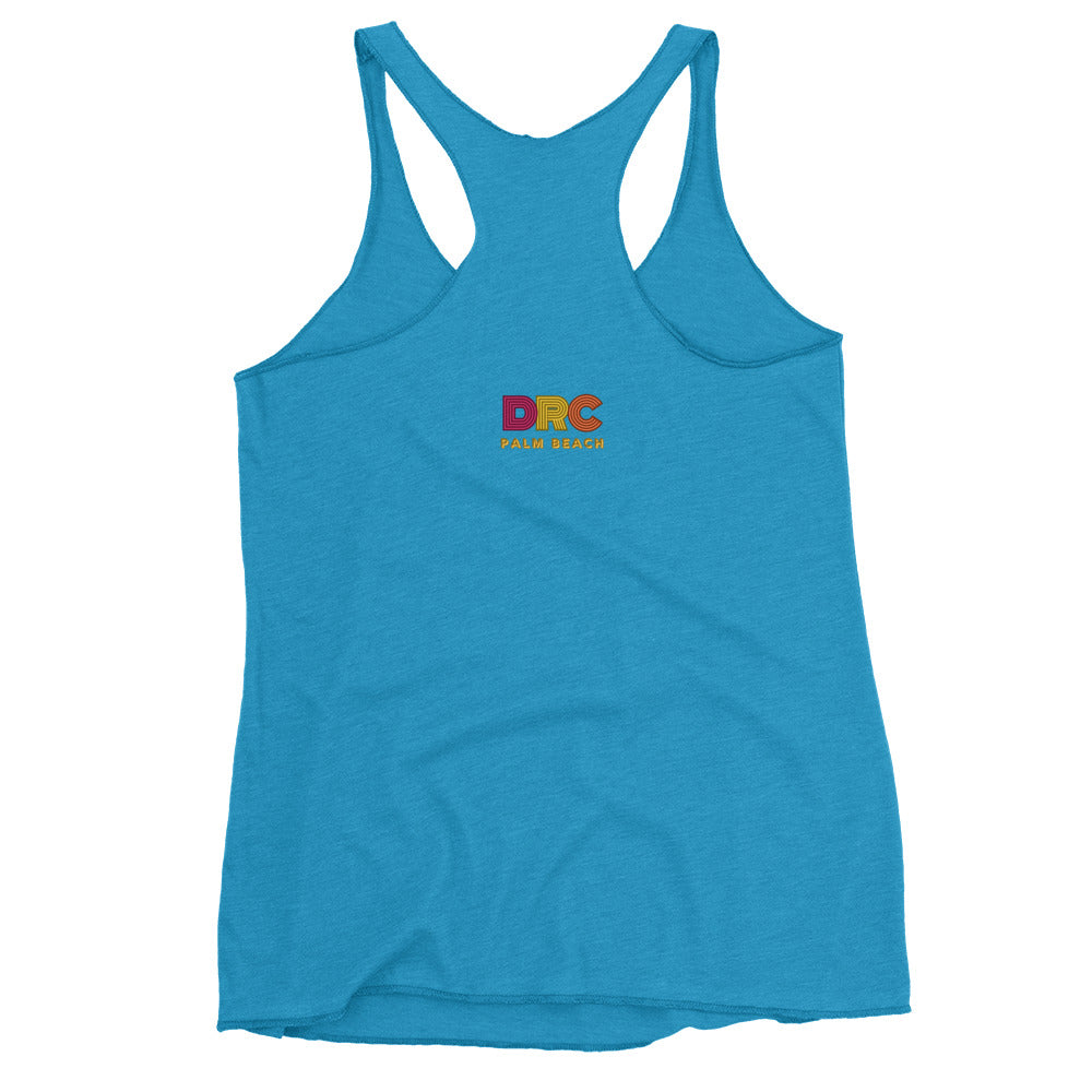 DAUPHIN_ROSE_COUTURE-womens-racerback-tank-top-vintage-turquoise-back-palm beach fitness