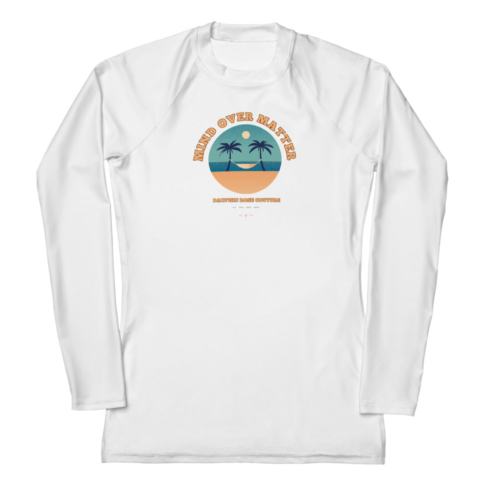 DAUPHIN_ROSE_COUTURE-womens-rash-guard-white-front-quality of life florida