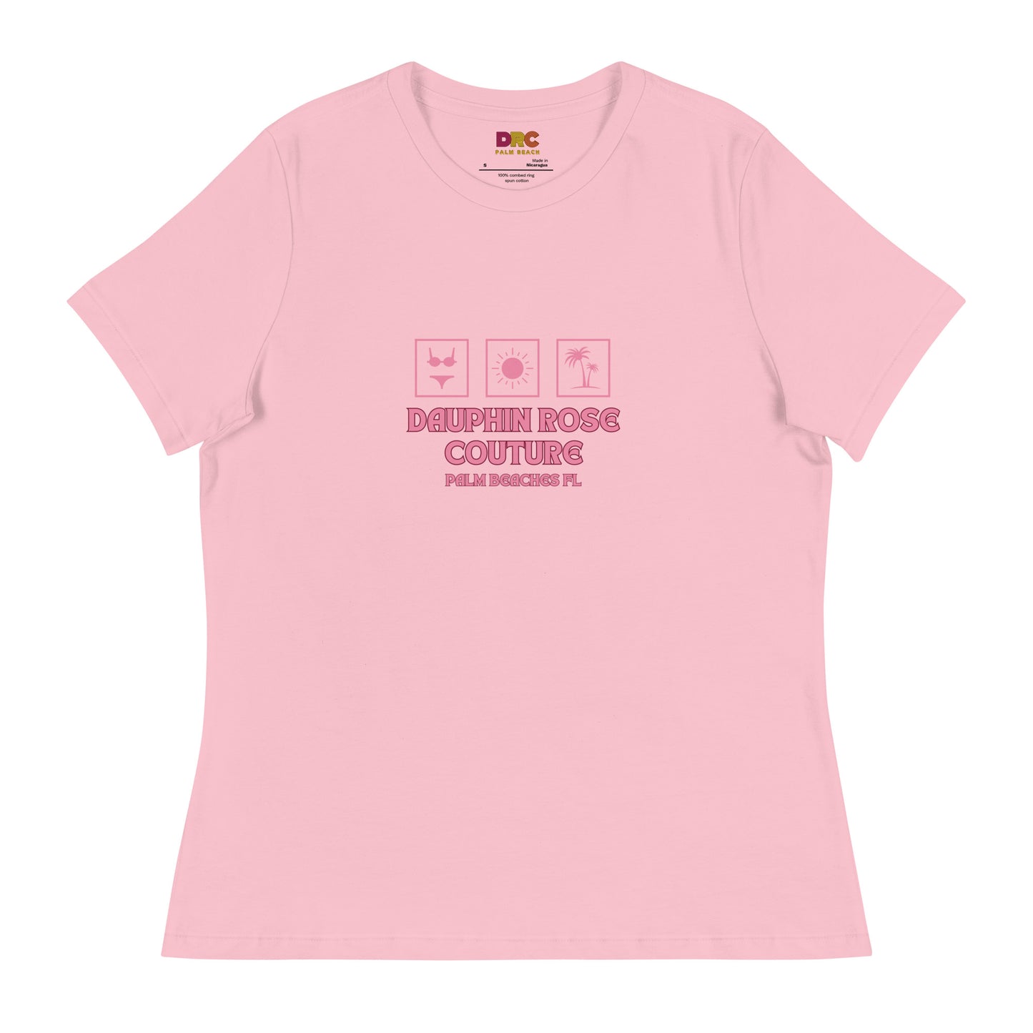 DAUPHIN_ROSE_COUTURE-womens-relaxed-t-shirt-pink-front