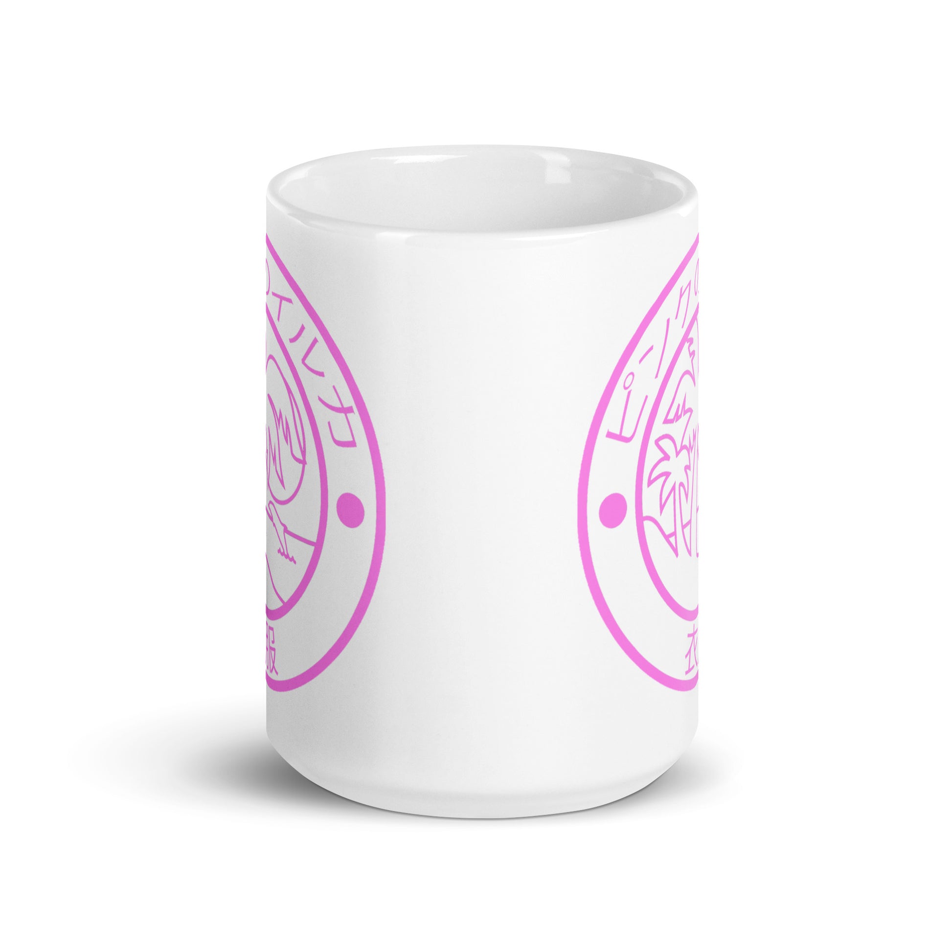 Dauphin Rose Couture-glossy-mug-white-15oz-front-view-japanese shinsetsu