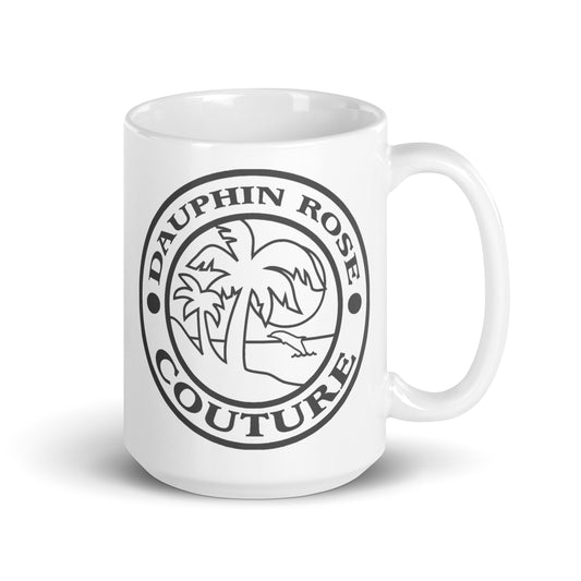 Dauphin Rose Couture-glossy-mug-white-15oz-handle-on-right-florida souvenir