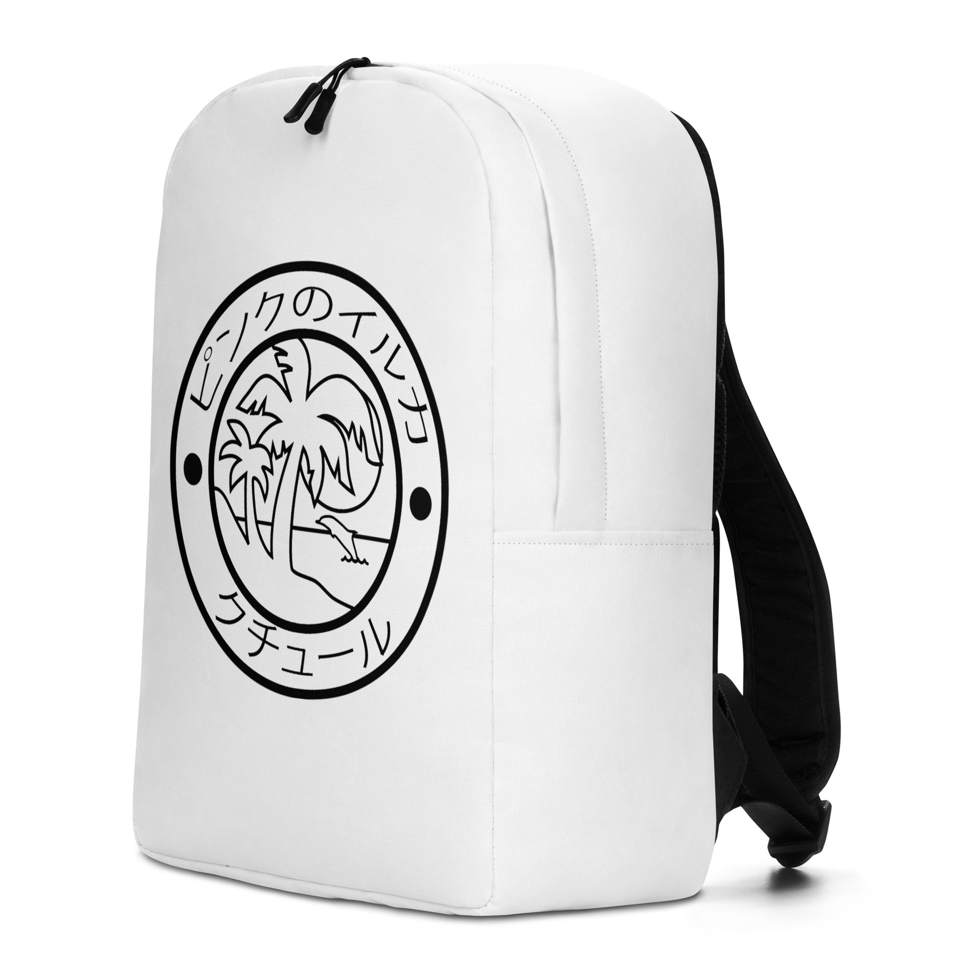 Dauphin Rose Couture-minimalist-backpack-white-left-japanese shinsetsu