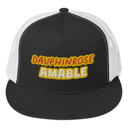 Dauphin_Rose_Couture_5-panel-trucker-cap-black-white-front-amable