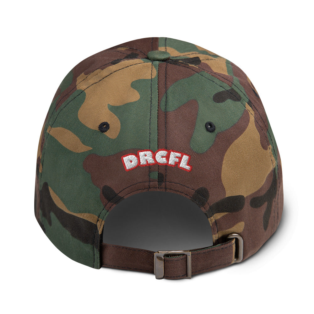 Dauphin_Rose_Couture_classic-dad-hat-green-camo-back-florida souvenir