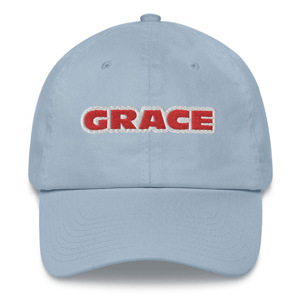 Dauphin_Rose_Couture_classic-dad-hat-light-blue-front-grace