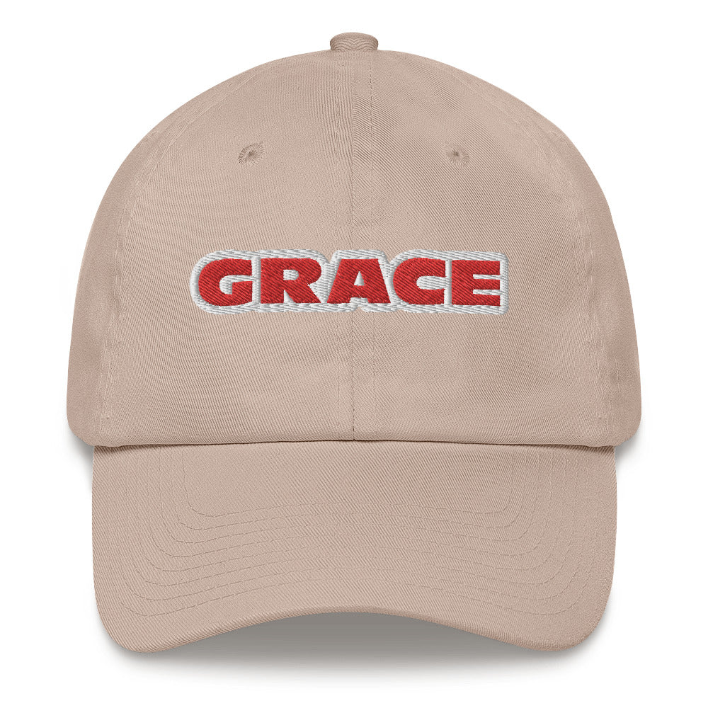 Dauphin_Rose_Couture_classic-dad-hat-stone-front-grace