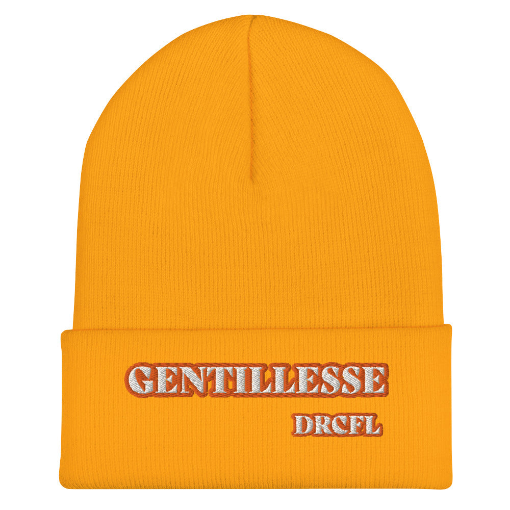 Dauphin_Rose_Couture_cuffed-beanie-gold-front-genitellesse