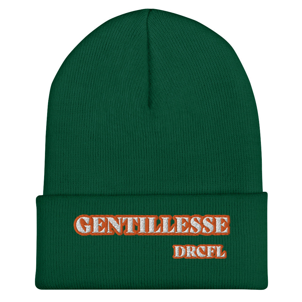 Dauphin_Rose_Couture_cuffed-beanie-spruce-front-gentillesse