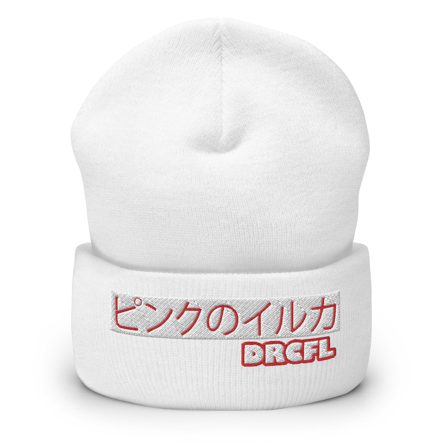 Dauphin_Rose_Couture_cuffed-beanie-white-front-shinsetsu