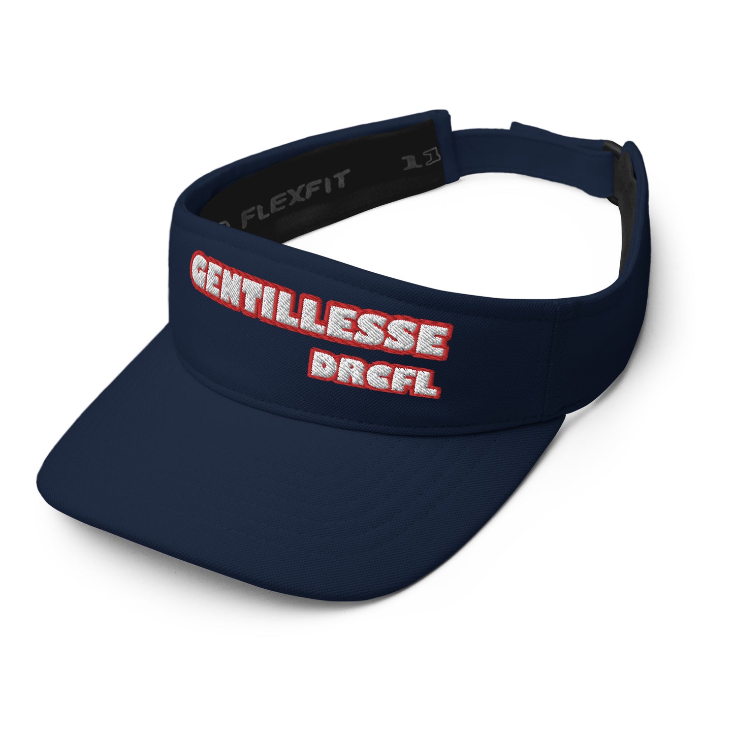 Dauphin Rose Couture visor-navy-left-front-gentillesse