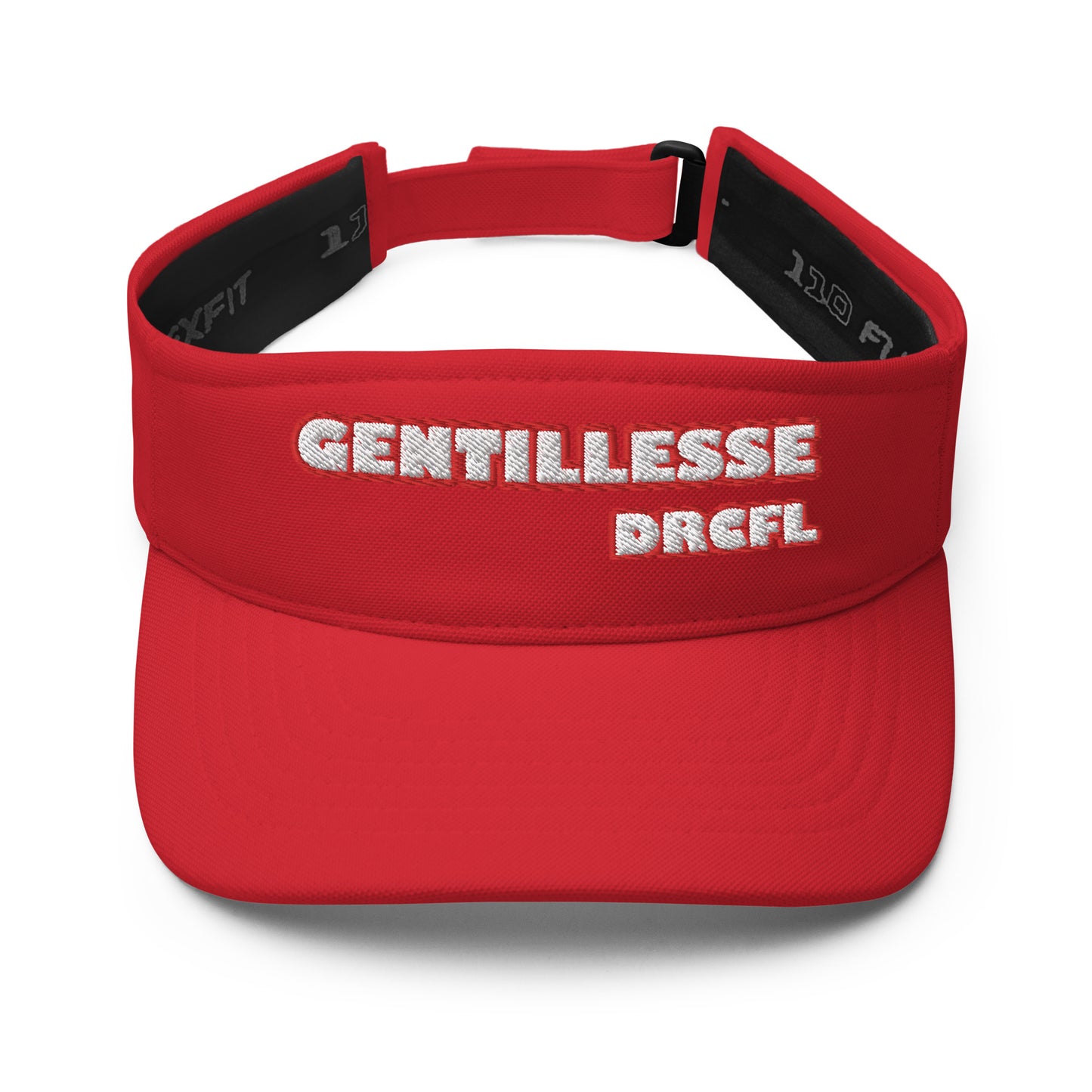 Dauphin Rose Couture visor-red-front-gentillesse