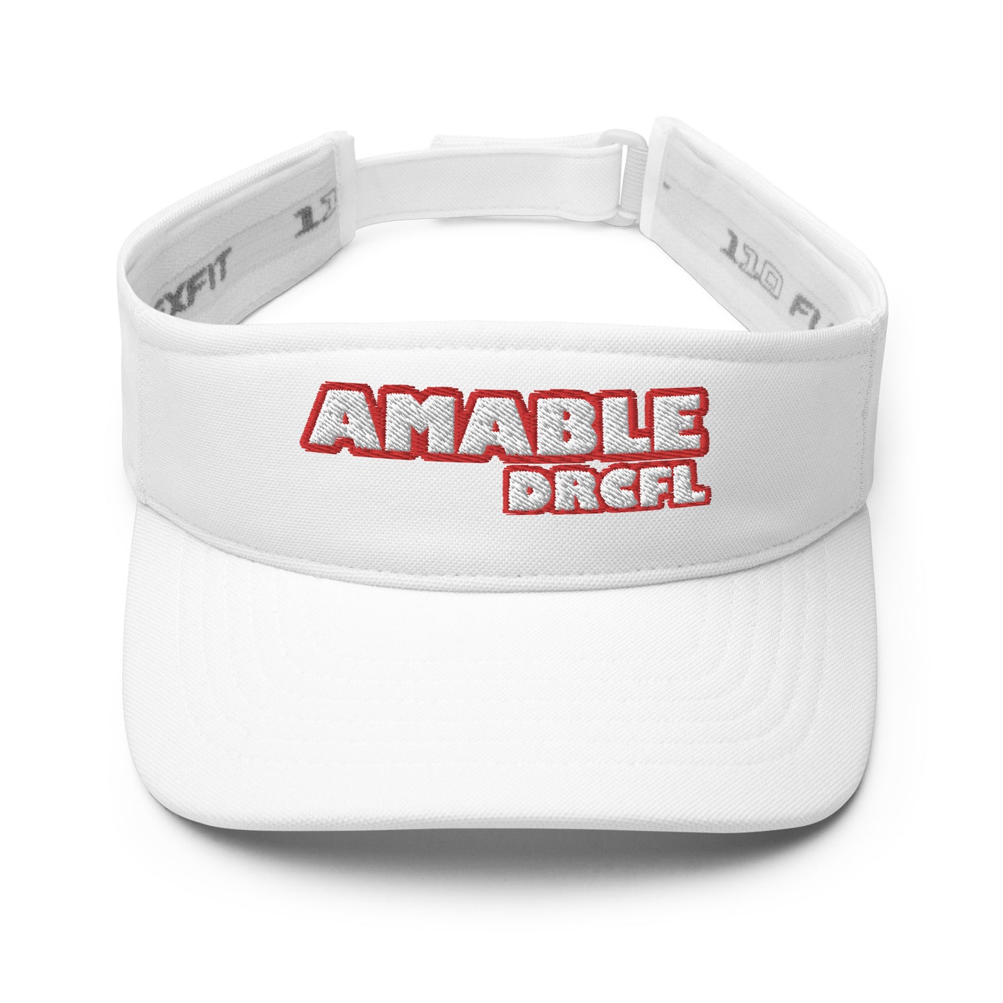 Dauphin Rose Couture visor-white-front-amable