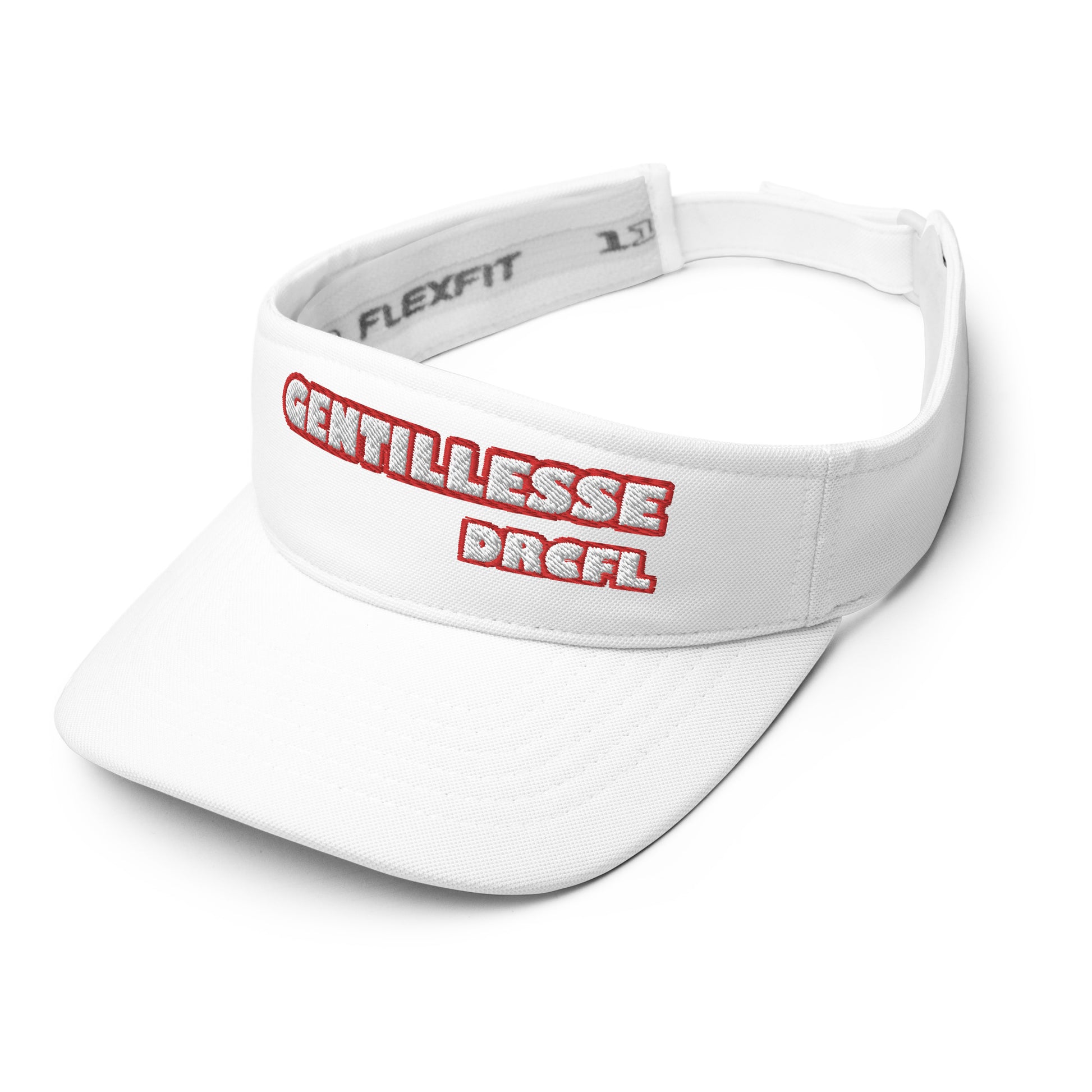 Dauphin Rose Couture visor-white-left-front-gentillesse