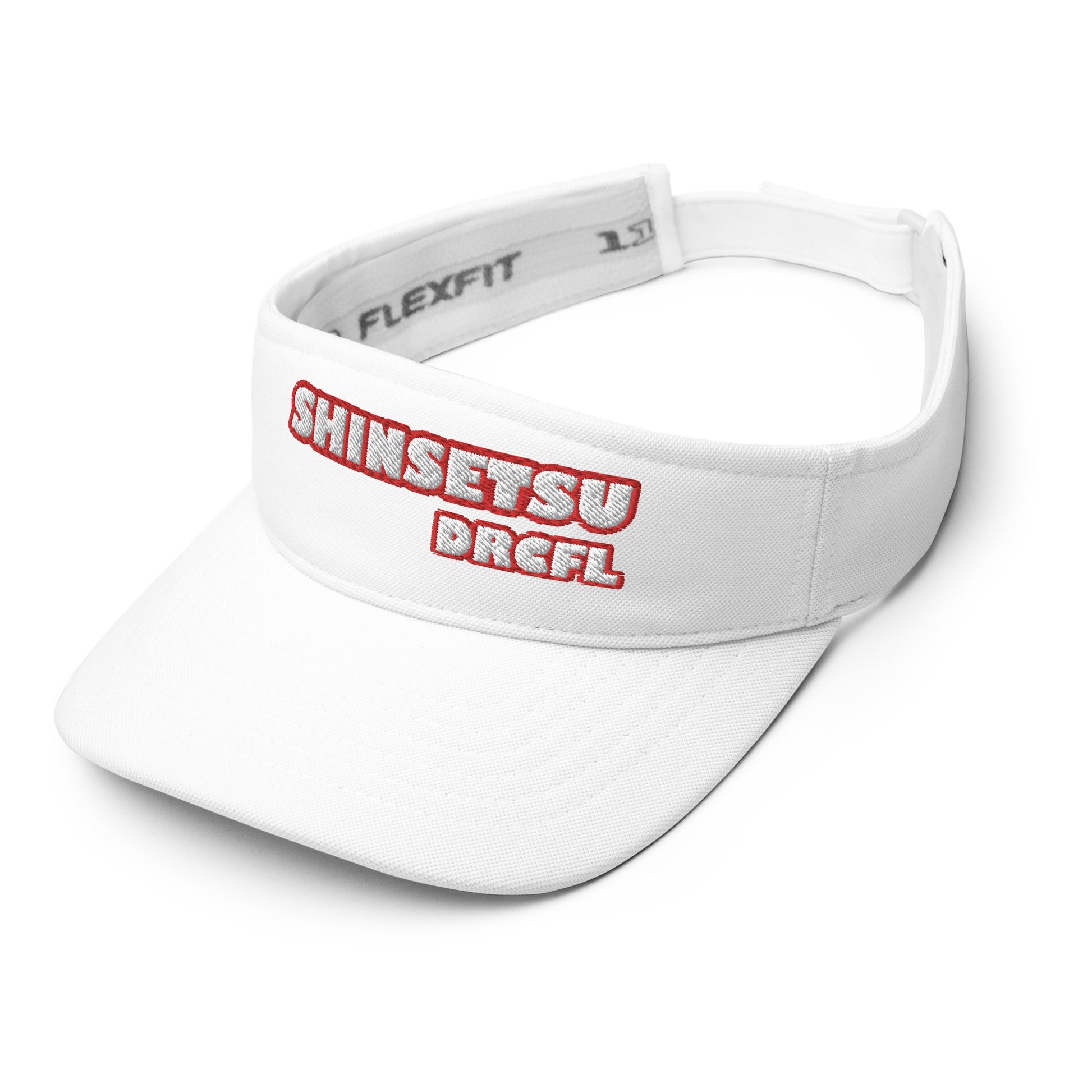 Dauphin Rose Couture visor-white-left-front - shinsetsu