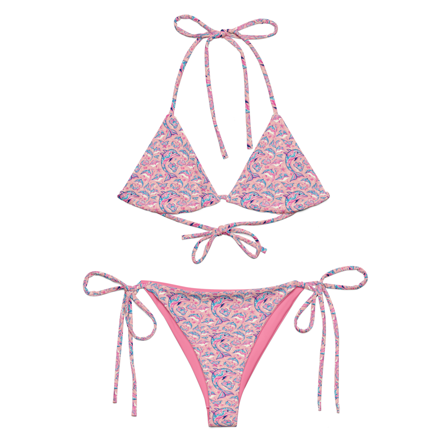 String Bikini "PINK MIST No.1"