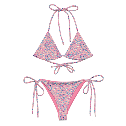 String Bikini "PINK MIST No.1"