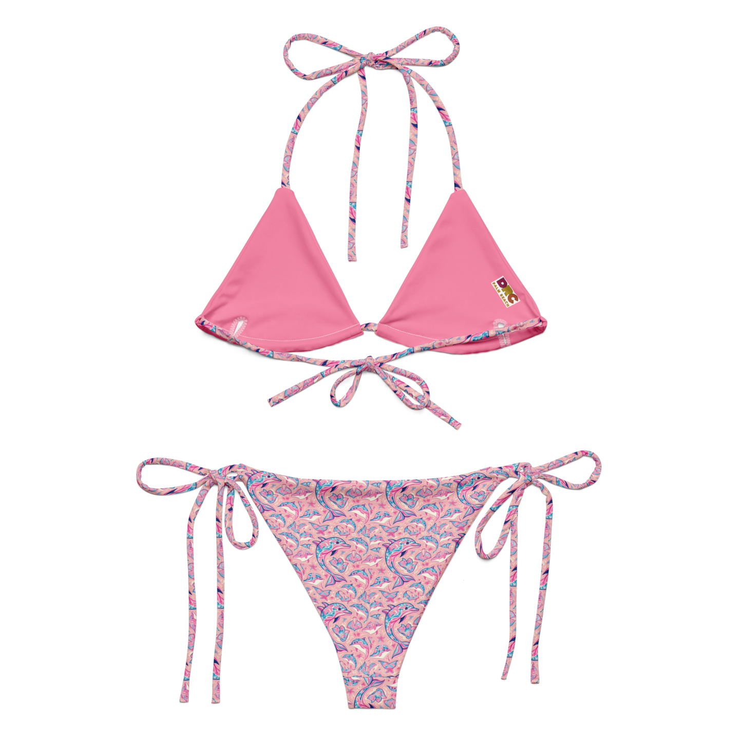 String Bikini "PINK MIST No.1"