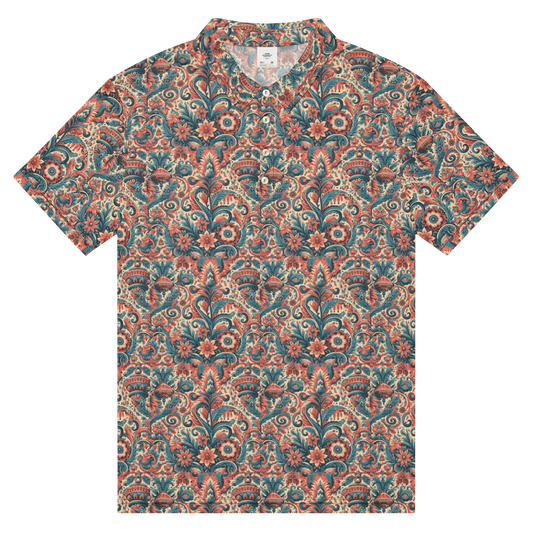 Men’s Slim Fit Polo "I FIORI DI DOMENICO"