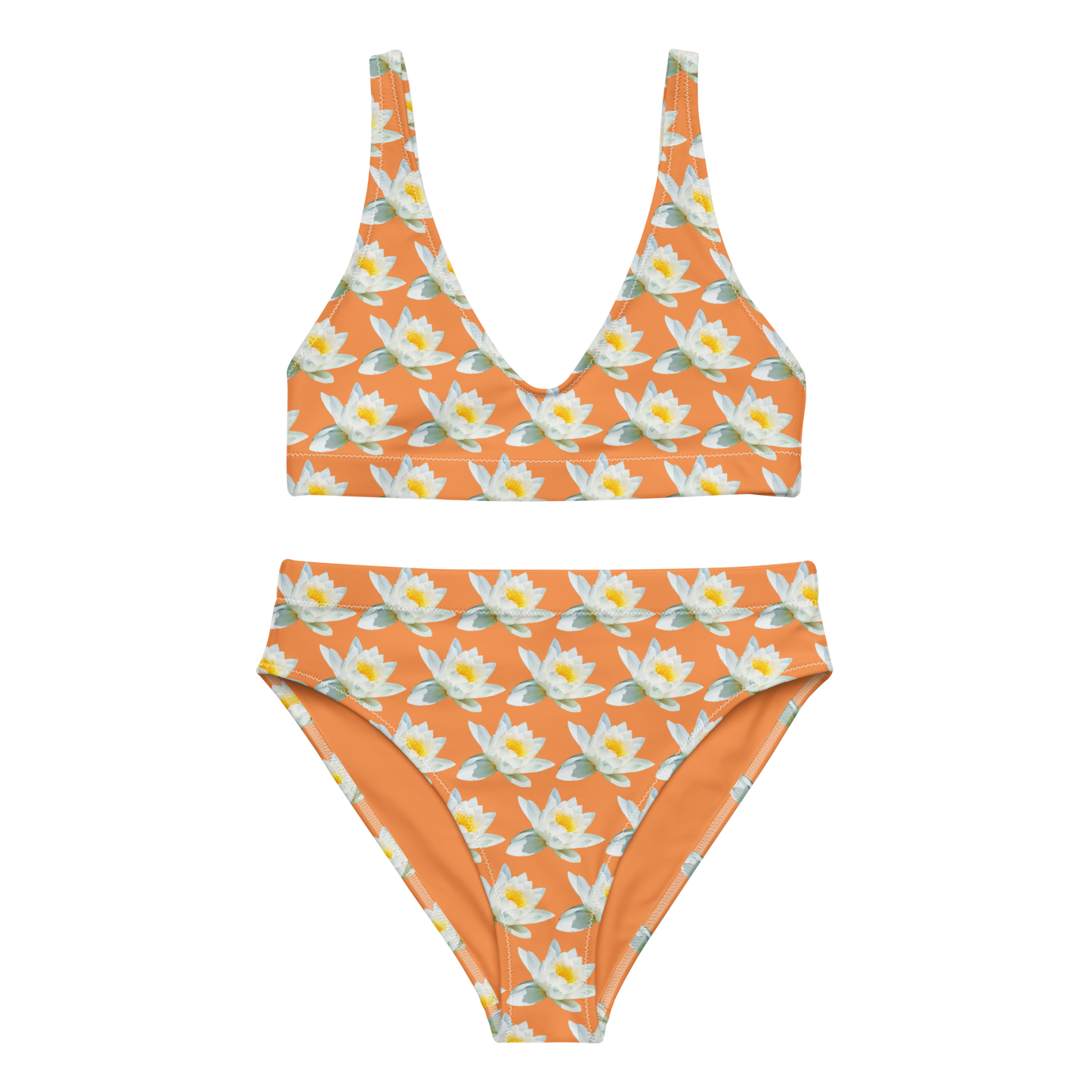 High-Waisted Bikini "FLORA No.5"