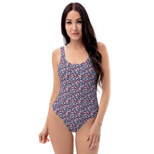 One-Piece Swim Dress "NIGHTCAP"